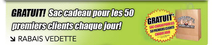 15% de Rabais sur Tout en magasin!