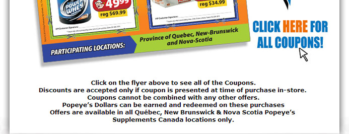 Popeye's Supplements